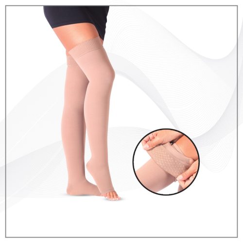 Compression stocking MS 140-600 (cut above the knee at the toes) 22-34mmHg