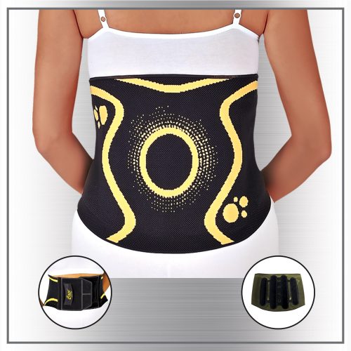 ზურგის მყარი, ტრიკოტაჟის დამჭერი, მეტალის ჩანართით KB 724  (NEW)