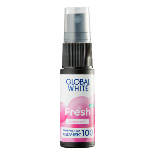 GLOBAL WHITE Refreshing Spray Bubble Mint15 ml